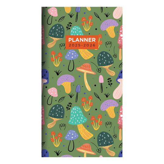 TF Publishing 2025-2026 Small Mushroom Patch Monthly Pocket Planner